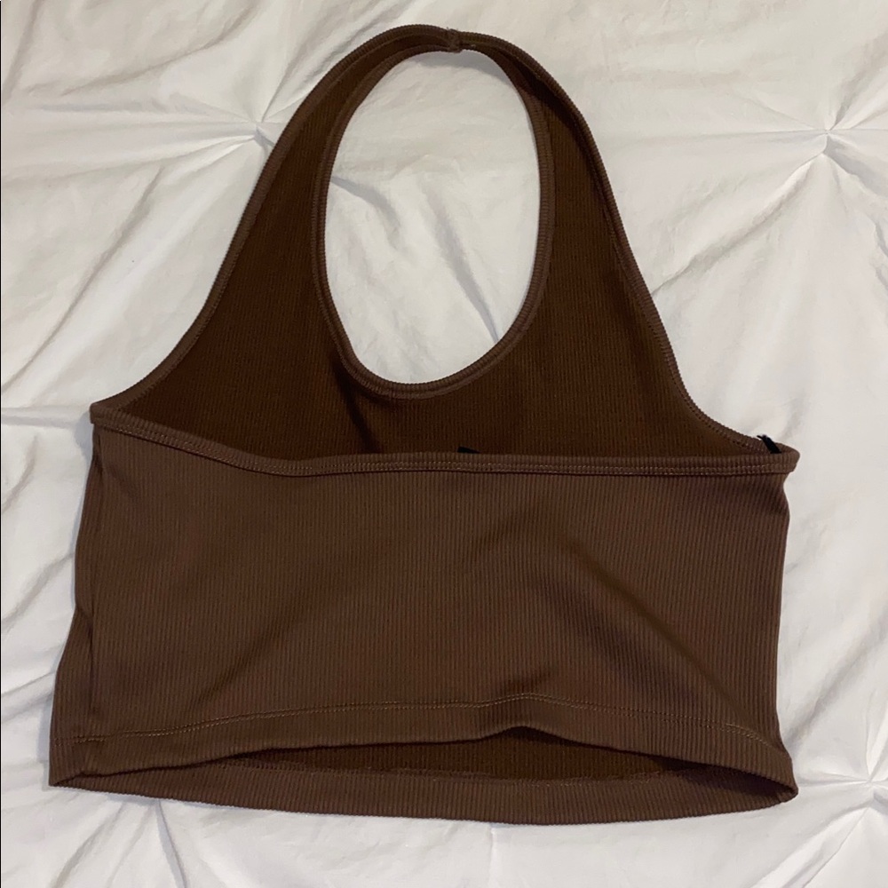 H&M Chestnut Ribbed Top - Picture 2 of 3